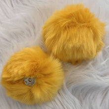 Load image into Gallery viewer, Large Faux Fur Pom Poms with Snap