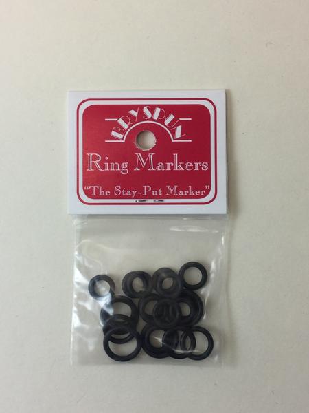 Bryson Stay-Put Ring Markers - Black Small