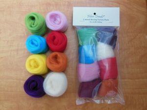 Colored Roving Variety Pack
