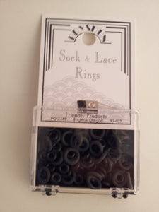 Bryspun Sock & Lace Rings (Black)
